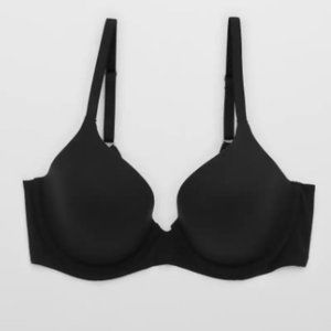 Aerie 36D Full Coverage Lightly Lined Bra Black